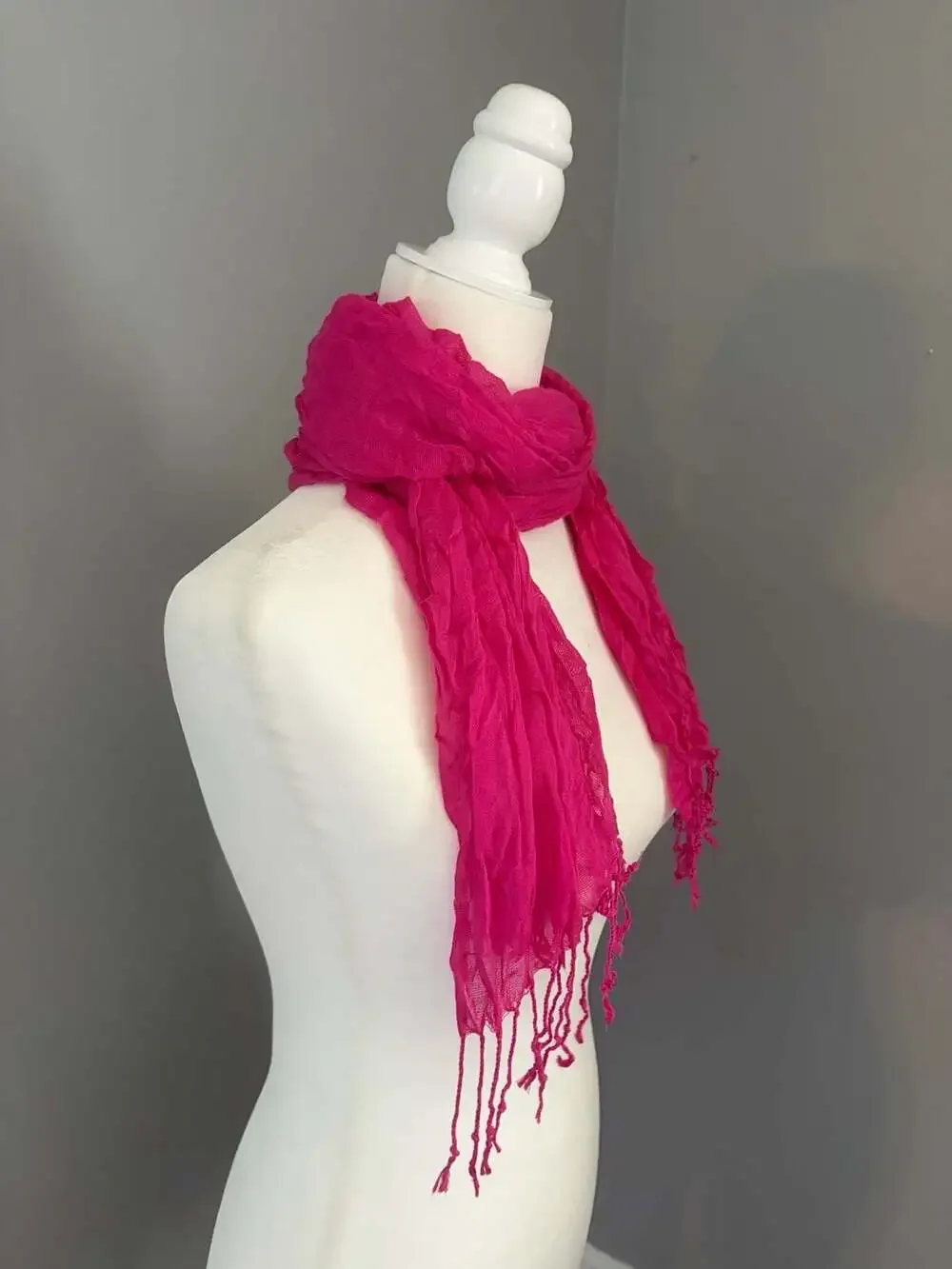 Pink y2k scarf